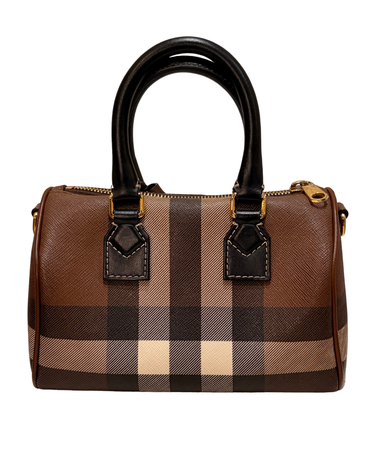 Burberry ruuduline käekott, vaade 2