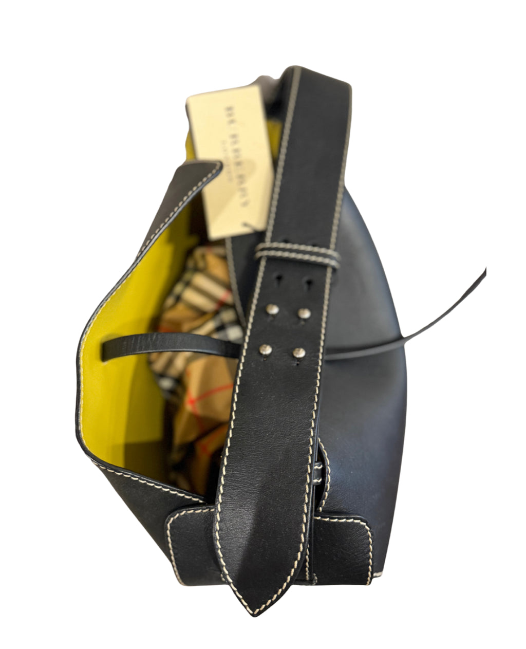 Burberry nahast aasadega pungkott, vaade 2
