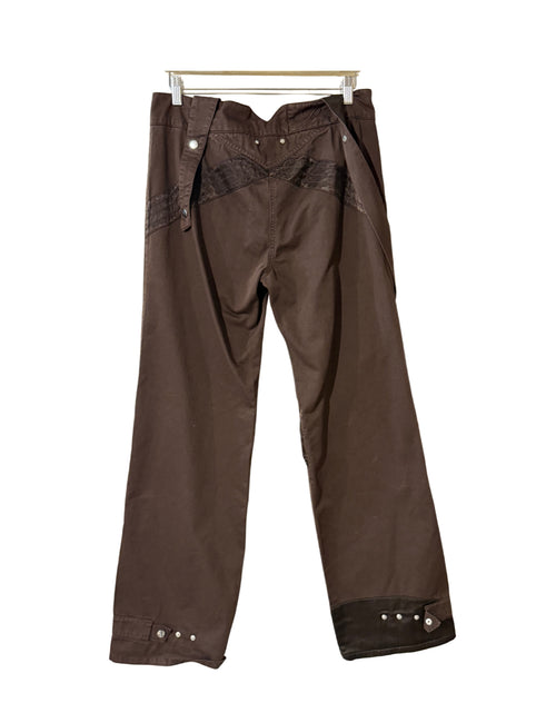 Blumarine cargo trousers, dark brown, view 2