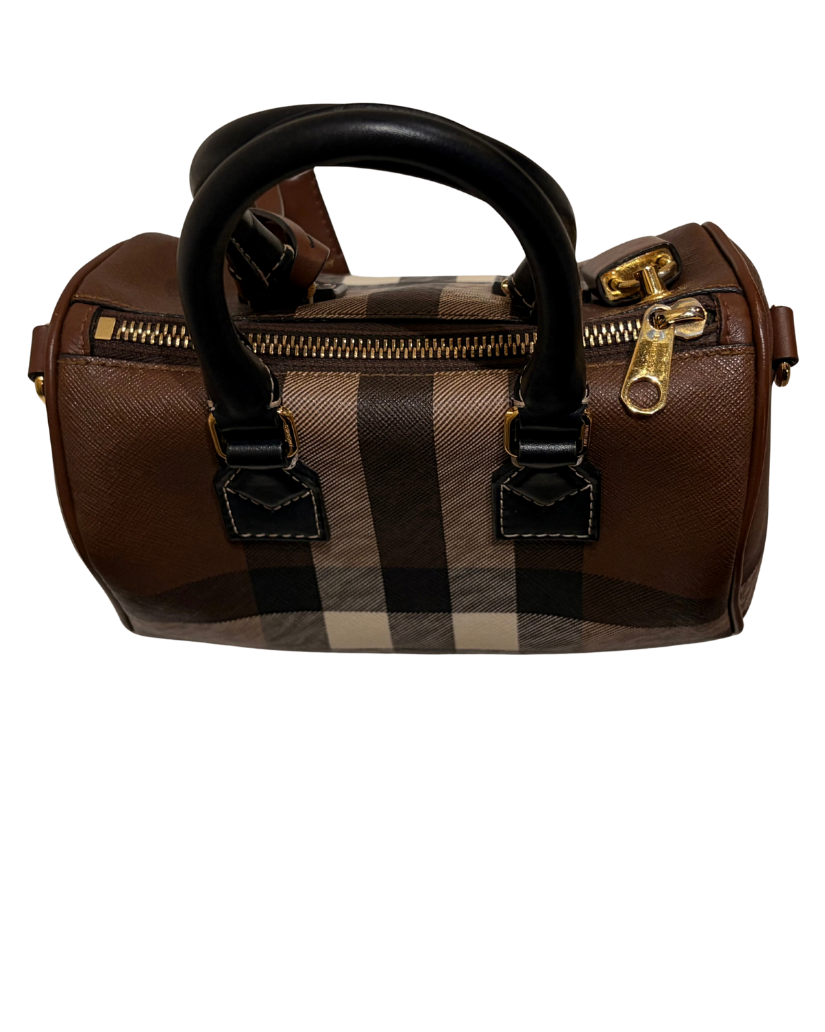 Burberry ruuduline käekott, vaade 3
