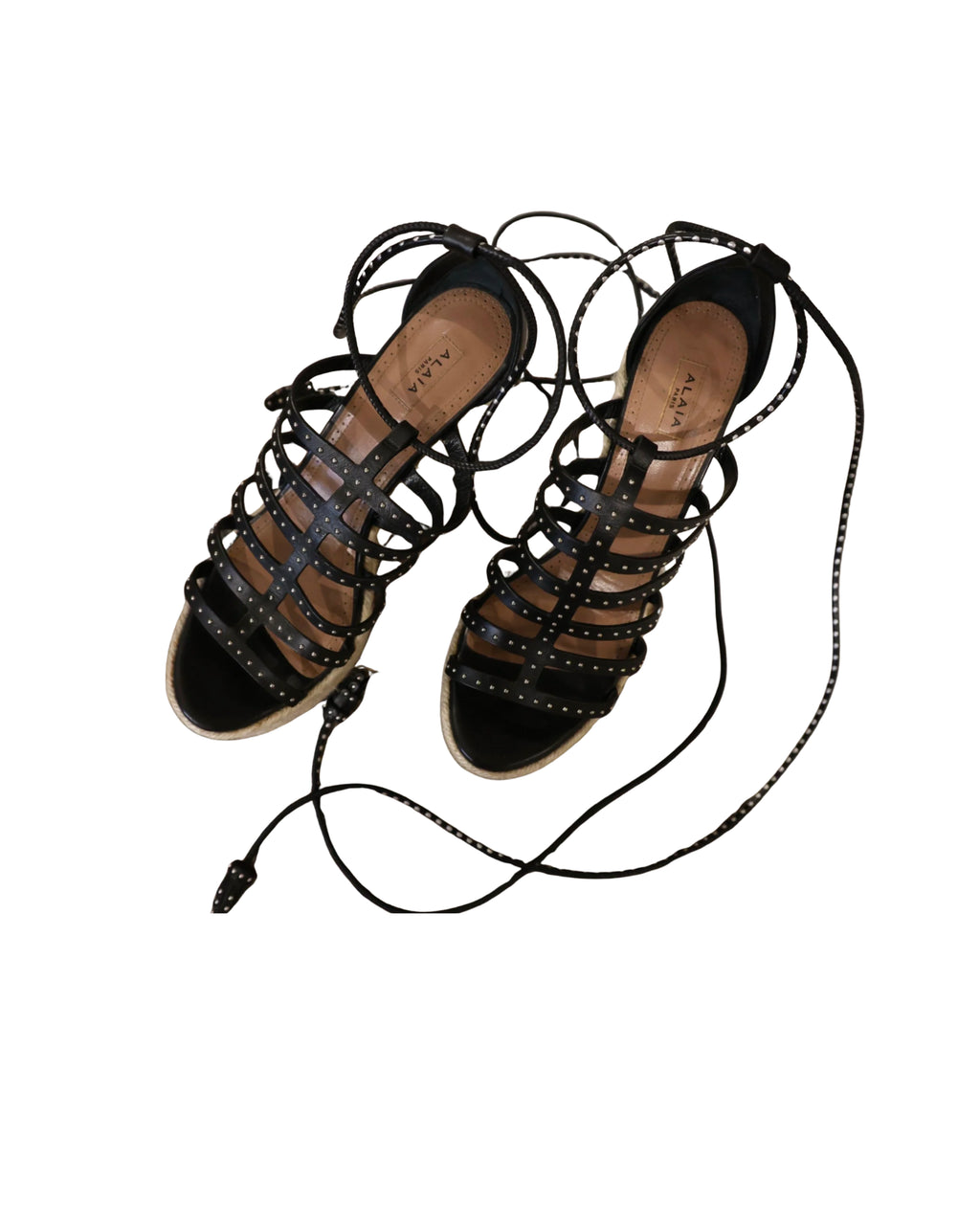 Alaïa needitud platvormsandaalid, vaade 2