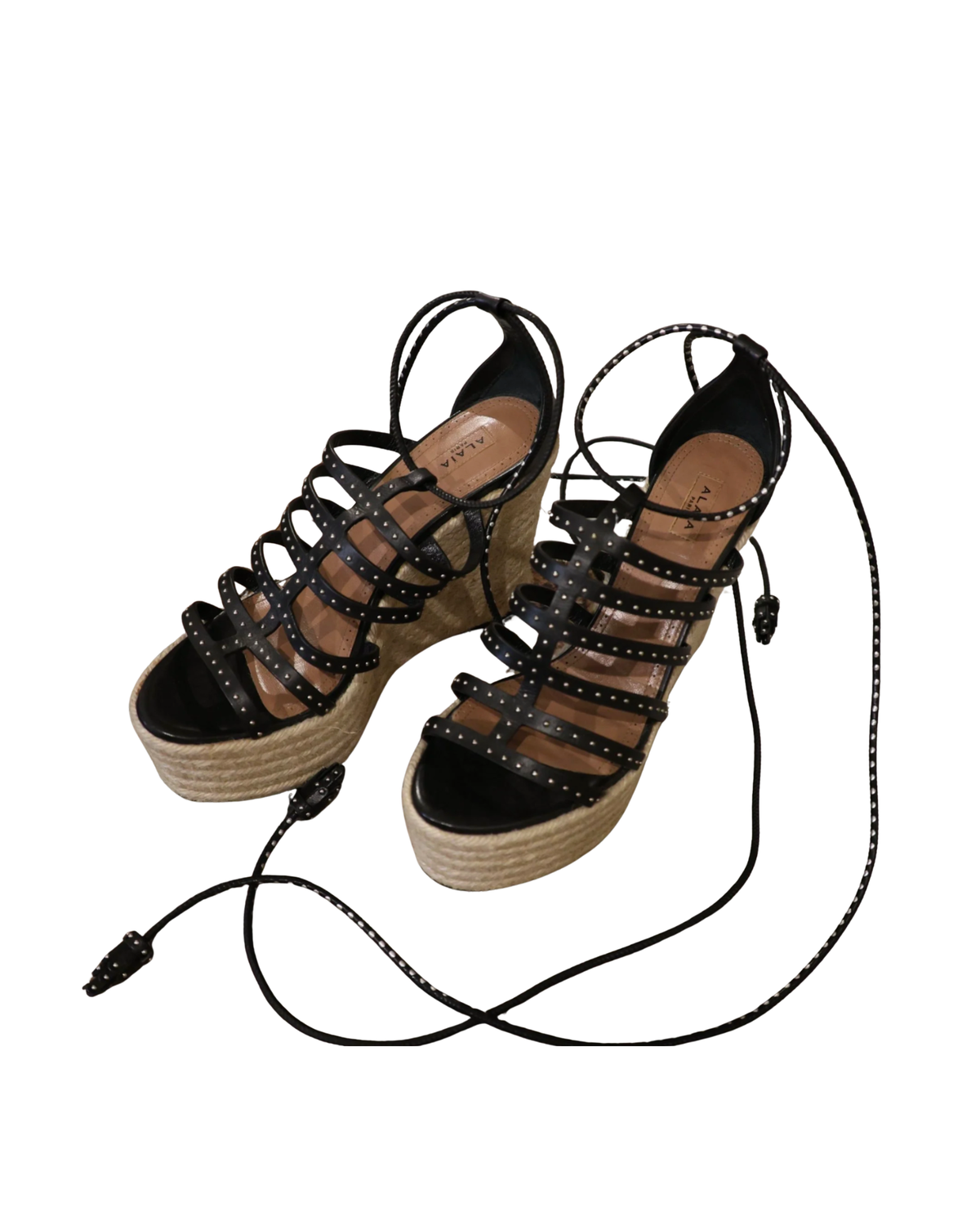 Alaïa needitud platvormsandaalid