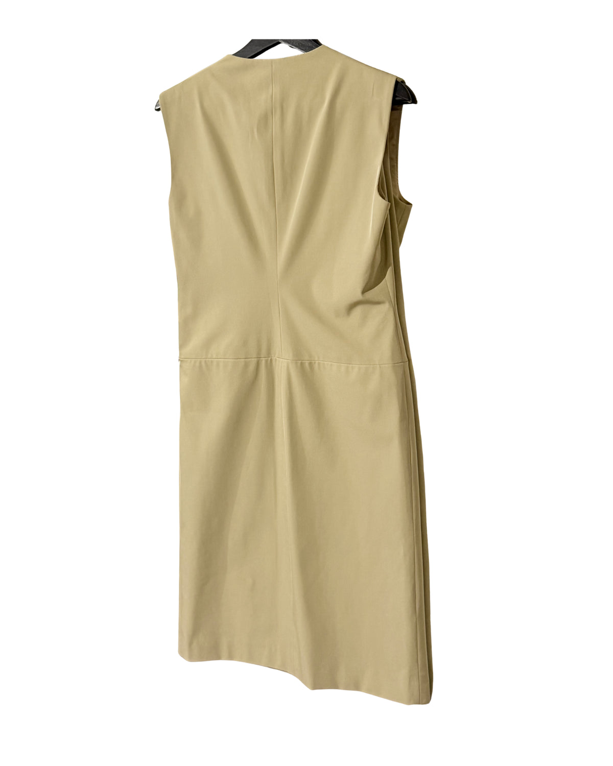 Jil Sander khakitooni varrukateta midikleit, vaade 2