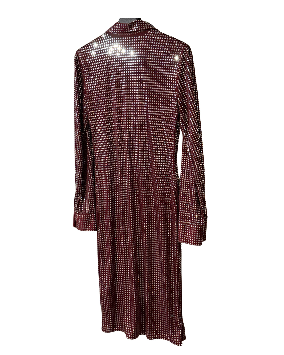 Bottega Veneta Fall 2019 peegeldetailidega midikleit, vaade 2