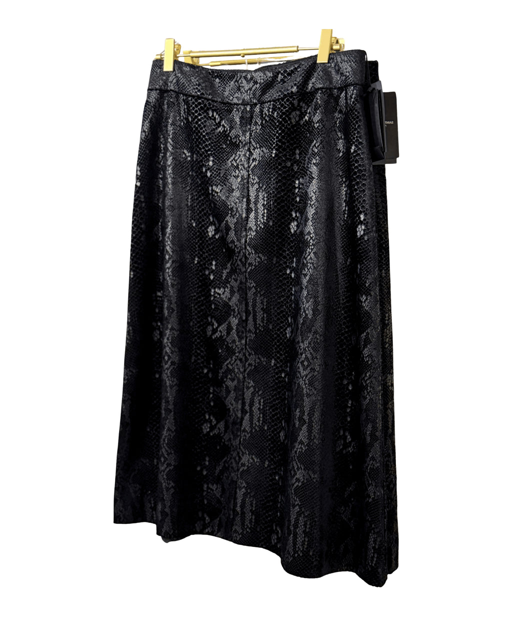 Saint Laurent ussimustriline midiseelik