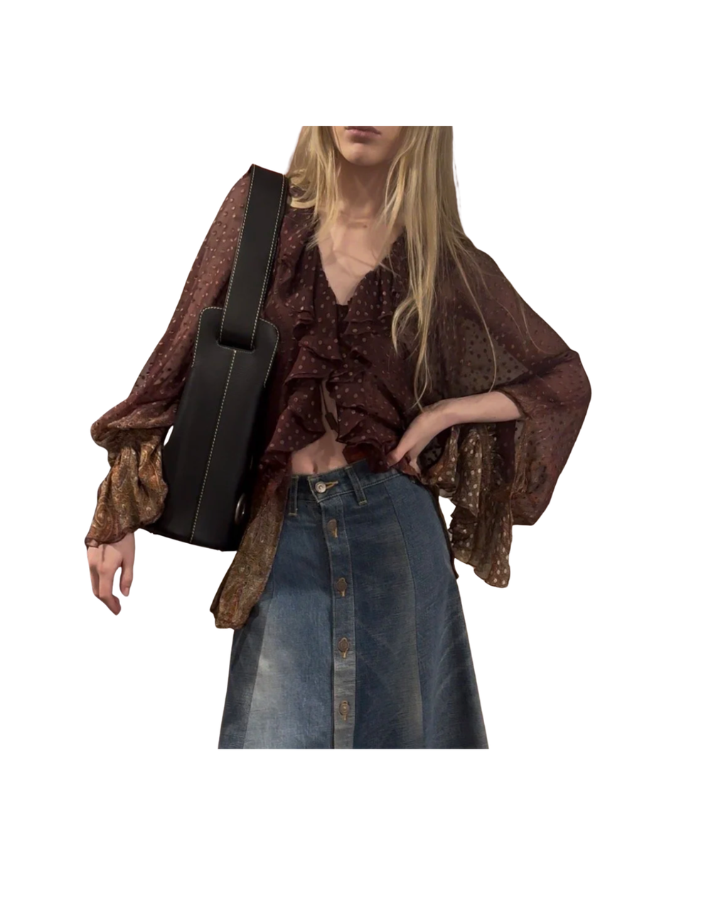 Etro siidist pluus, vaade 3
