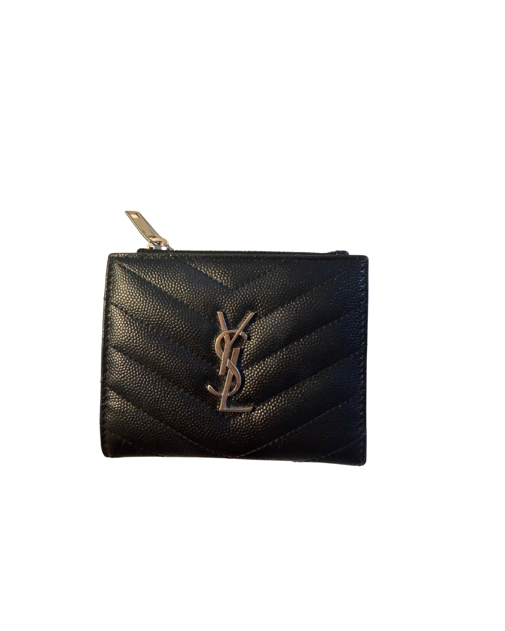 Saint Laurent monogrammiga nahast rahakott
